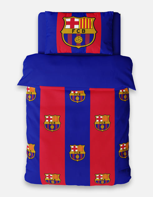 Sengetøj Blaugrana Blå/rød