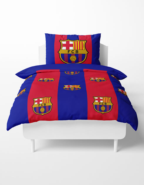 Sengetøj Blaugrana Blå/rød