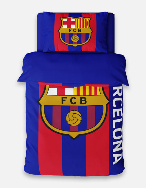 Sengetøj FC Barcelona Blå/rød