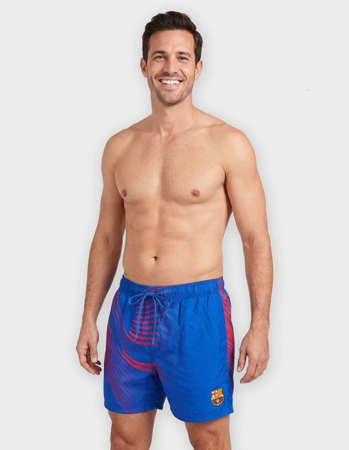 Badebukser Blaugrana Blå/rød