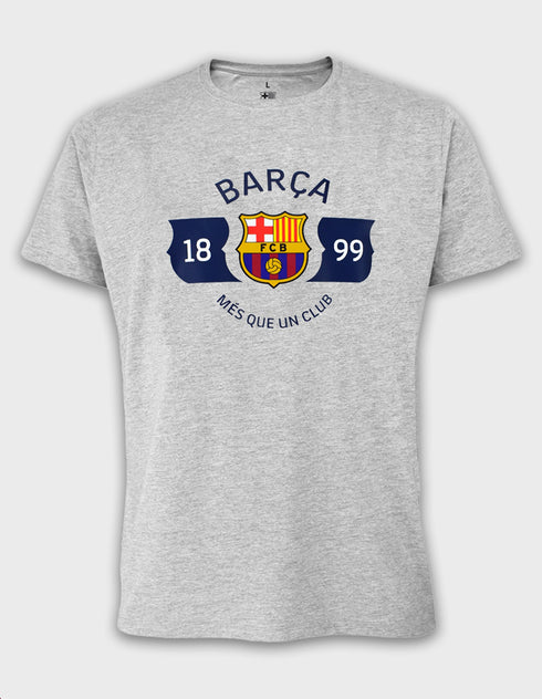 T-shirt Més que un club Grå