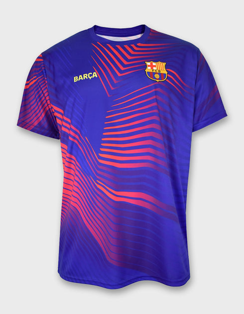 Træning T-shirt Blå/rød Børn