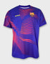 Træning T-shirt Blå/rød Børn