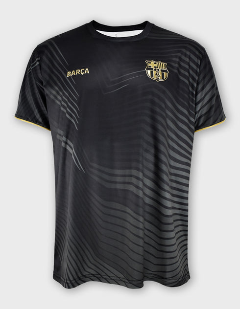 Træning T-shirt Sort/guld