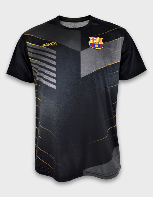 Træning T-shirt Sort/grå