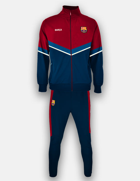 Træningssæt Blå/rød