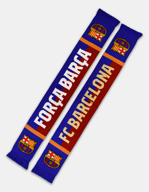 Halstørklæde FORÇA BARÇA dobbelt-sidet