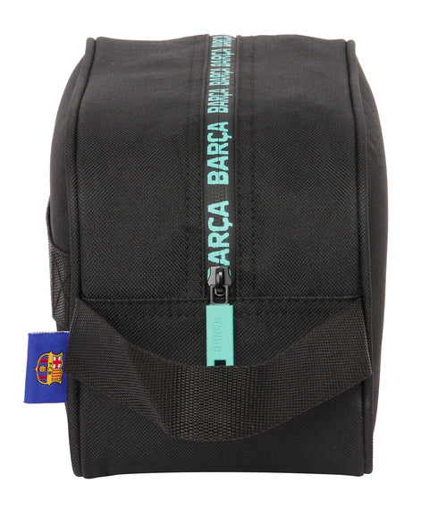 Toilettaske Sort/turkis