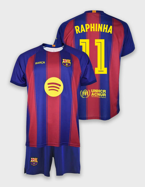 Hjemmebanesæt 2025/26 Børn RAPHINHA 11