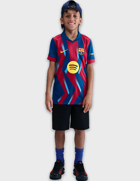 Nike 4. trøje 2025/26 + UCL Patch Børn