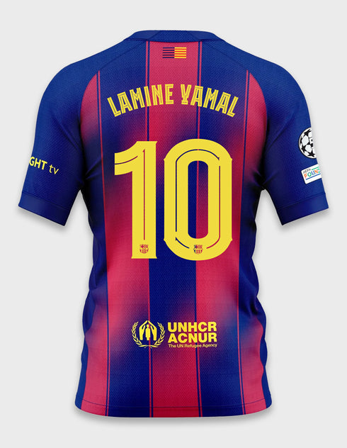 Nike Hjemmebanetrøje 2025/26 Børn LAMINE YAMAL 10