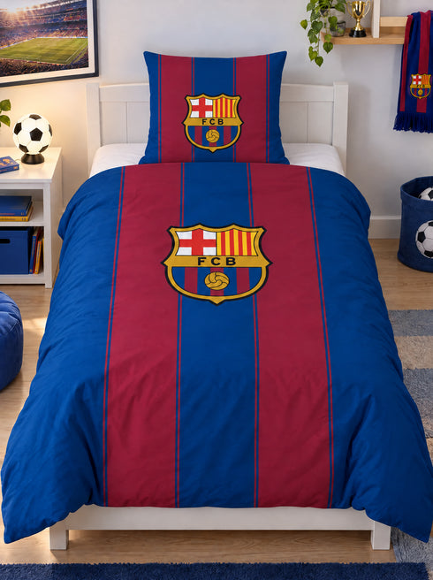 Sengetøj Blaugrana 2027 Blå/rød