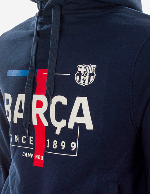 Hættetrøje BARÇA Blå